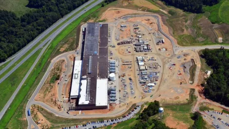 Forest city data center aerial