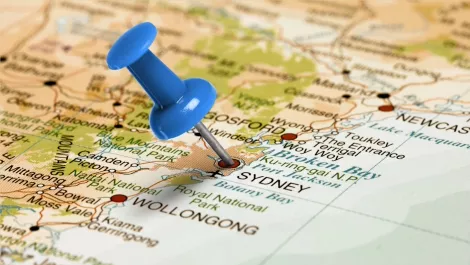 Map sydney pin