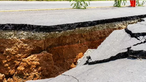 Earthquake damage