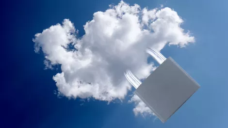 Cloud padlock