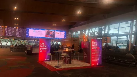 Free vodafone 5g at wlg airport