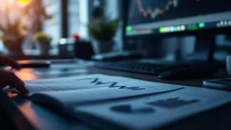 Modern office desk new zealand computer hardware financial docs decline