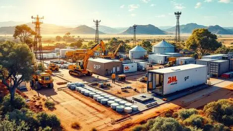 Australian industrial site wireless network equipment data center