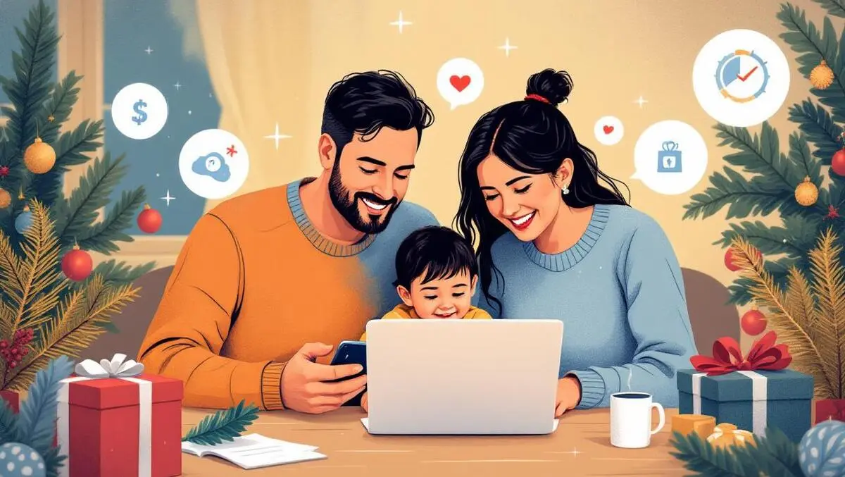 Australian family holiday budget tracking online gift shopping