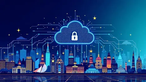 European skyline germany france secure cloud ai data circuits