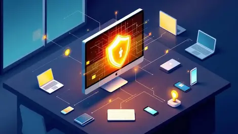 Isometric it control center apple devices unified endpoint security