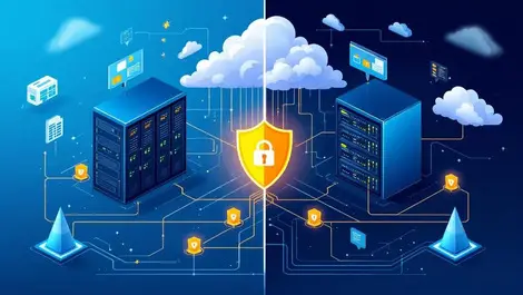 Hybrid on prem private cloud to public cloud secure data flow