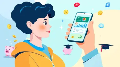 Genz american using fintech money management app financial literacy