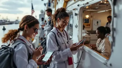 Wilson brings shipboard mobile coverage to Mercy Ships